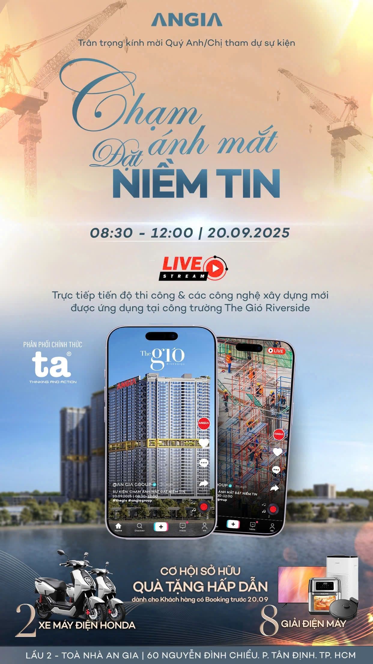 THE GIÓ RIVERSIDE - Sự kiện chạm ánh mắt - đặt niềm tin
