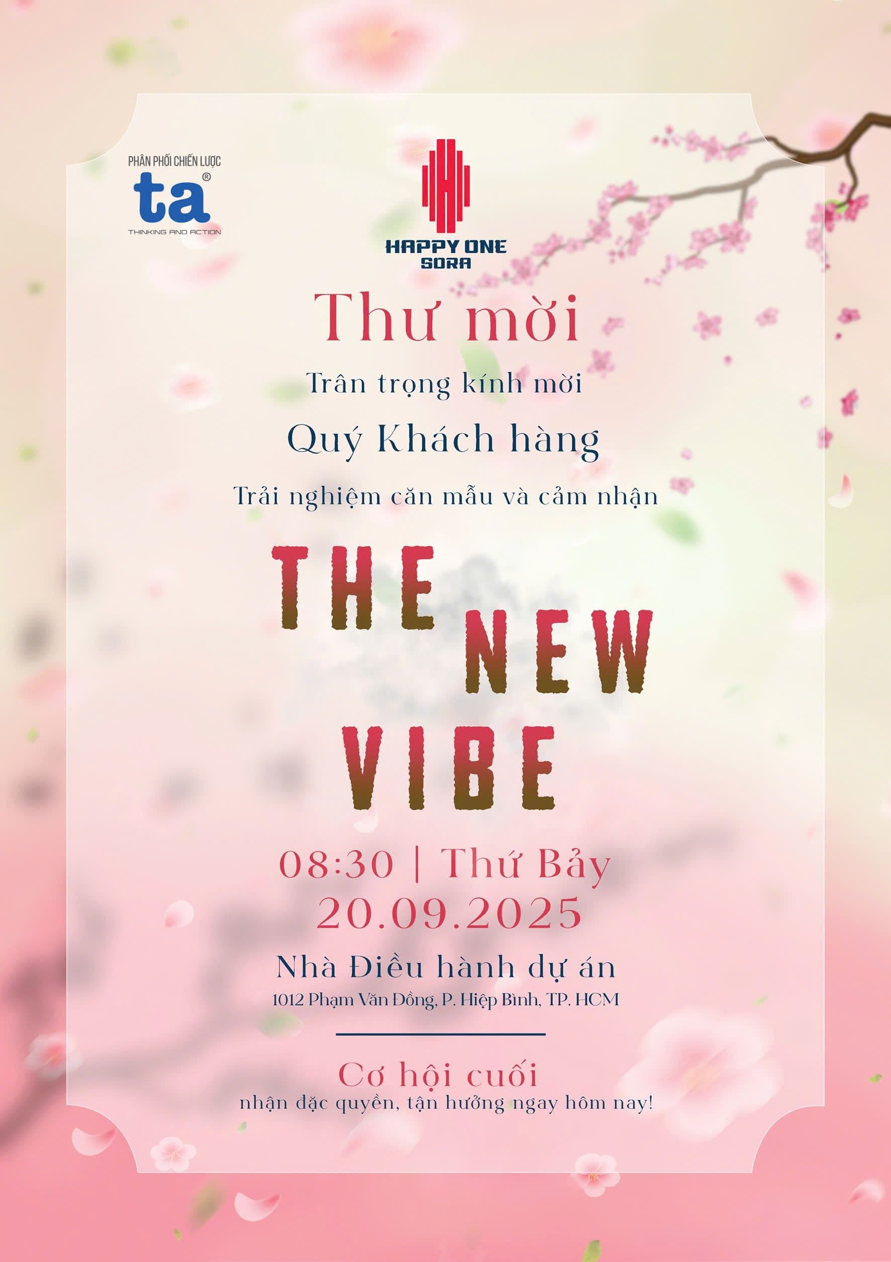 HAPPY ONE SORA _ Thư mời trải nghiệm 👉 THE NEW VIBE ✨